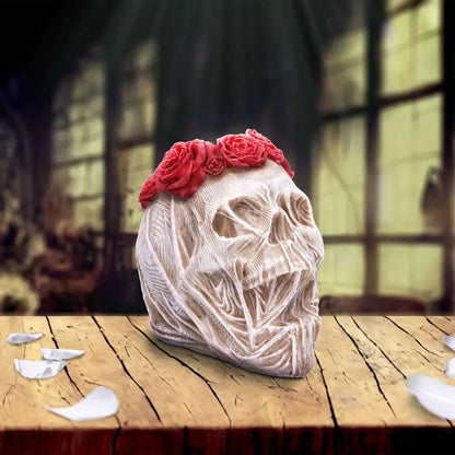 NEMESIS NOW RG SKULL VEIL LAE FIGURA 14.7 cm