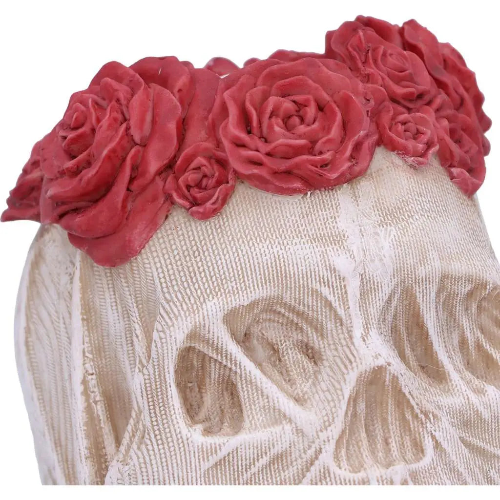 NEMESIS NOW RG SKULL VEIL LAE FIGURA 14.7 cm
