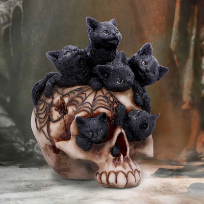 NEMESIS NOW SKULL CRANIAL LITTER FIGURA 14 cm