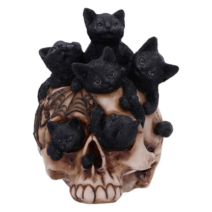 NEMESIS NOW SKULL CRANIAL LITTER FIGURA 14 cm