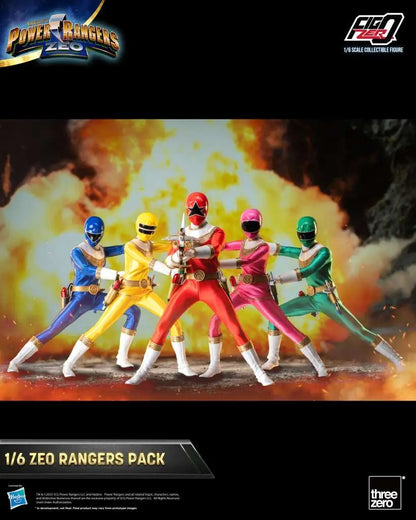 THREEA TOYS/THREEZERO POWER RANGERS ZEO PACK 1/6 ACTION FIGURE 30 cm