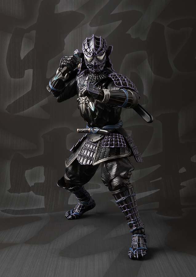 BANDAI SAMURAI BLACK SPIDER-MAN AF ACTION FIGURE 17 cm