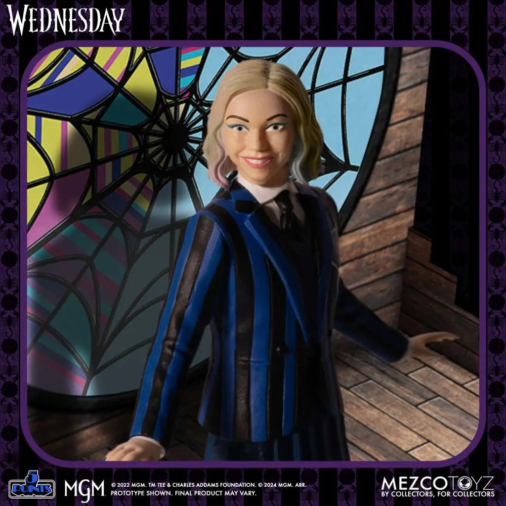 MEZCO TOYS - THE ADDAMS FAMILY 5 POINTS WEDNESDAY & ENID AF BOX SET ACTION FIGURE 9 cm