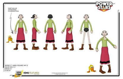 BOSS FIGHT STUDIO - POPEYE POPEYE POWER STARS OLIVE OYL AF ACTION FIGURE 12 cm