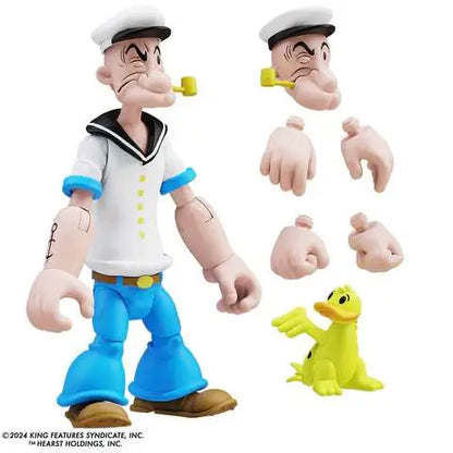 BOSS FIGHT STUDIO - POPEYE POPEYE WAVE 3 POPEYE 1ST APP WHITE SHIRT AF ACTION FIGURE 18 cm