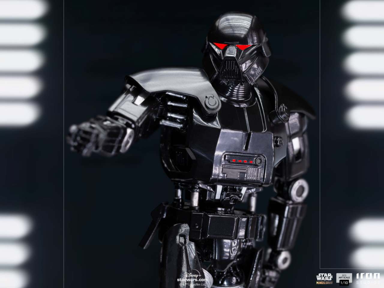 IRON STUDIOS MANDALORIAN DARK TROOPER 1/10 STATUA 24 cm