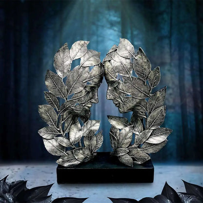 NATURAL EMOTION - LOVE SILVER STATUE