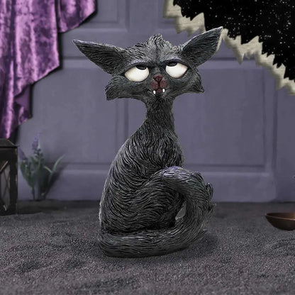 NEMESIS NOW KIT BLACK CAT FIGURINE FIGURA 21 cm