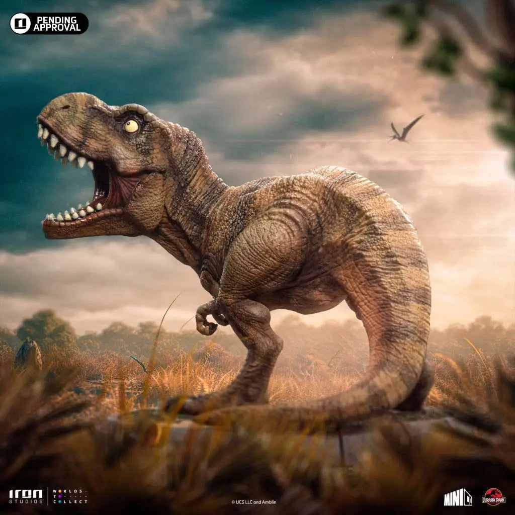IRON STUDIOS - JURASSIC PARK JURASSIC PAR T-REX REGULAR MINICO STATUA 15 cm