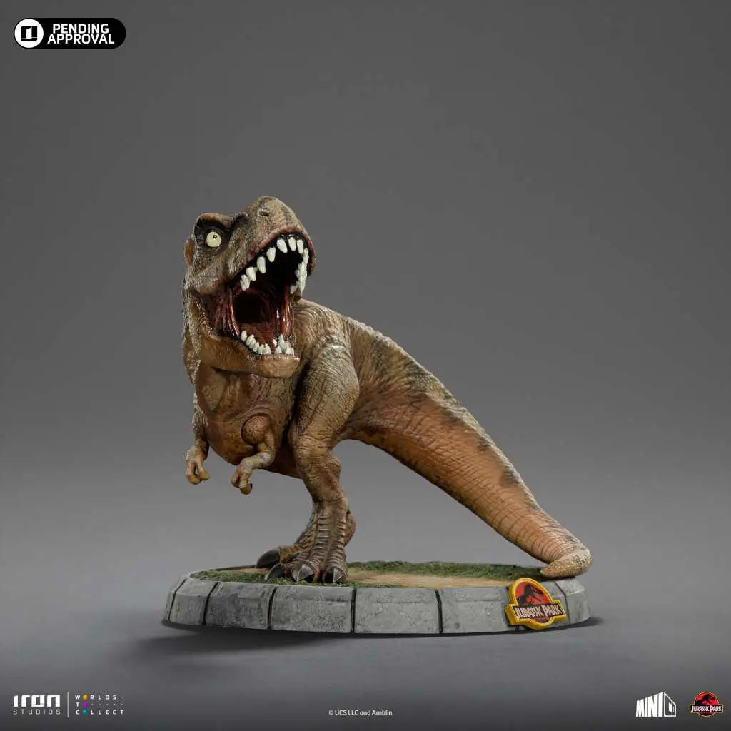 IRON STUDIOS - JURASSIC PARK JURASSIC PAR T-REX REGULAR MINICO STATUA 15 cm