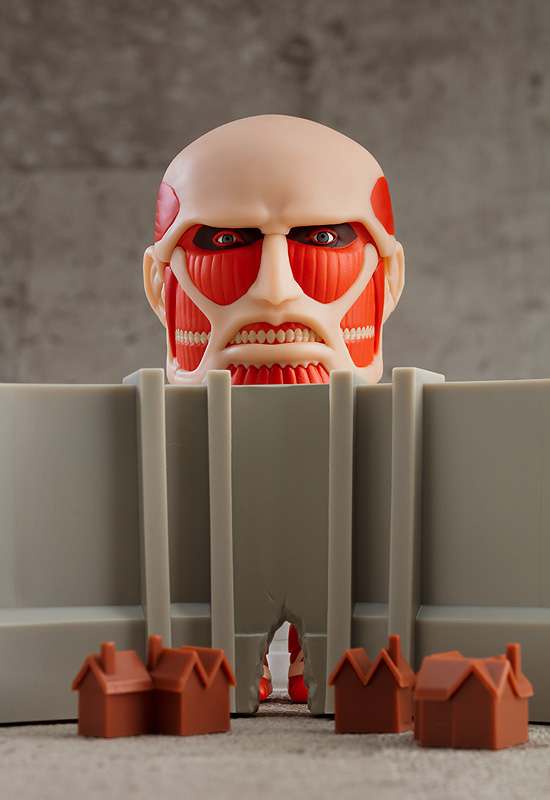 GOOD SMILE COMPANY NENDOROID AOT COLOSSAL TITAN RENEWAL SET MINI FIGURA 10 cm