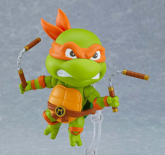 TARTARUGHE NINJA NENDOROID ACTION FIGURA MICHELANGELO 10 CM GOOD SMILE COMPANY