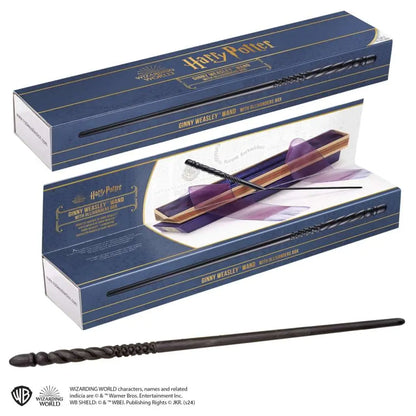 NOBLE COLLECTIONS GINNY WEASLEY - HARRY POTTER WAND OLLIVANDERS BOX REPLICA 36 cm