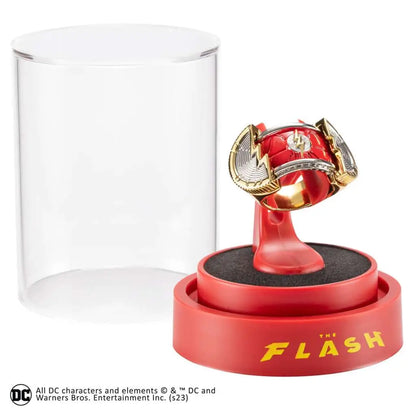 NOBLE COLLECTIONS FLASH - DC MOVIE PROP RING DISPLAY REPLICA