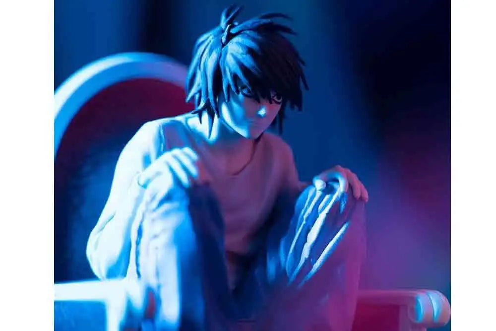 ABYSTYLE STUDIO DEATH NOTE L SUPER COLLECTION PVC 1/10 STATUA 15cm