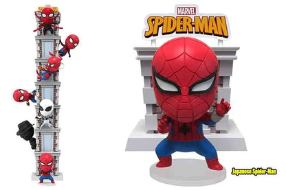 YUME HERO BOX - SPIDER-MAN TOWER SERIES DISPLAY (6) MINI FIGURA