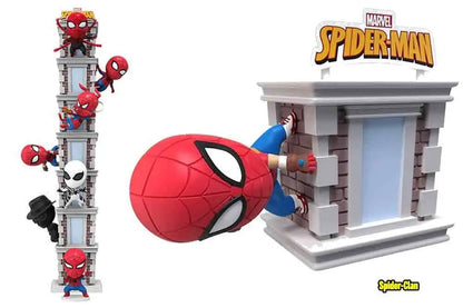 YUME HERO BOX - SPIDER-MAN TOWER SERIES DISPLAY (6) MINI FIGURA