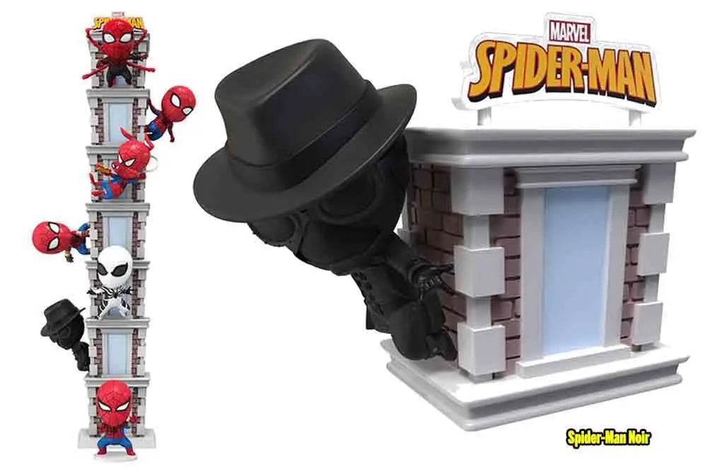 YUME HERO BOX - SPIDER-MAN TOWER SERIES DISPLAY (6) MINI FIGURA