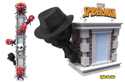 YUME HERO BOX - SPIDER-MAN TOWER SERIES DISPLAY (6) MINI FIGURA