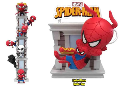 YUME HERO BOX - SPIDER-MAN TOWER SERIES DISPLAY (6) MINI FIGURA