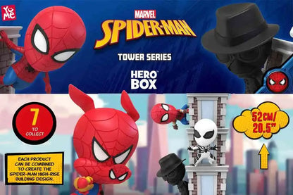 YUME HERO BOX - SPIDER-MAN TOWER SERIES DISPLAY (6) MINI FIGURA