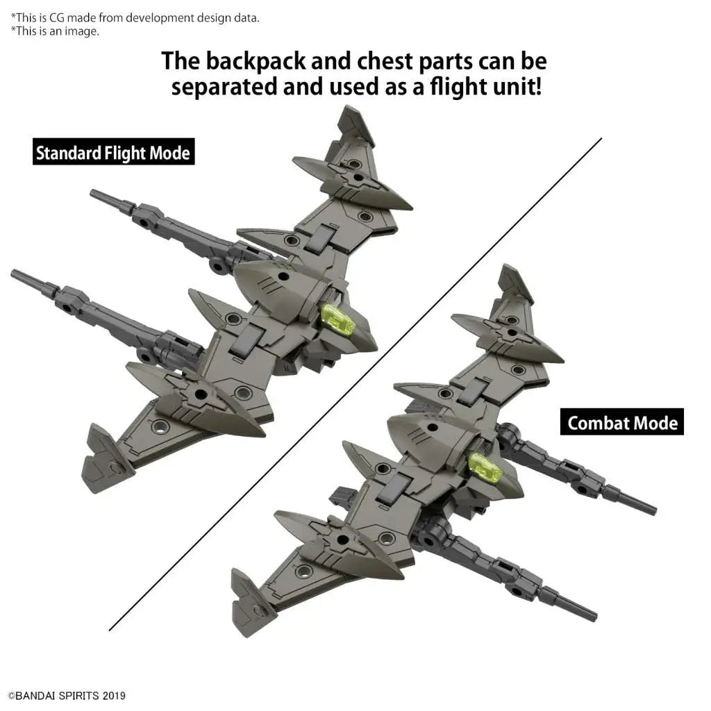 BANDAI 30MM BEXM-21 VERDENOVA GREEN 1/144 MODEL KIT 13 cm