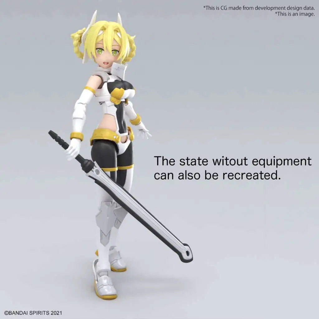 BANDAI 30MS SIS-F00 YUFIA COLOR MODEL KIT 12 cm