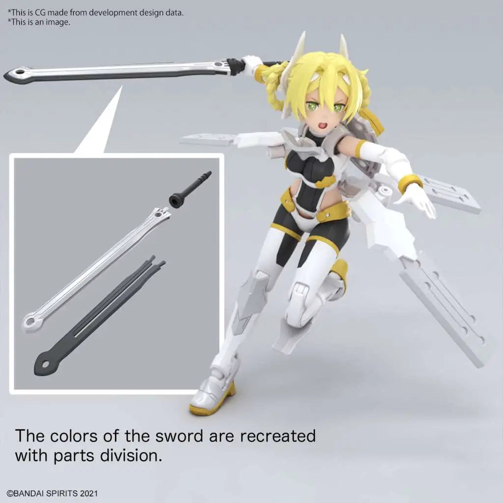BANDAI 30MS SIS-F00 YUFIA COLOR MODEL KIT 12 cm