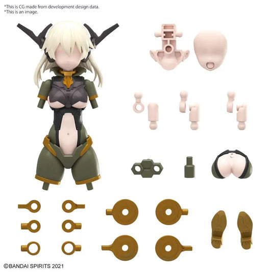 30MS OPTION PARTS SET 13 TACTICAL COSTUME COLOR B