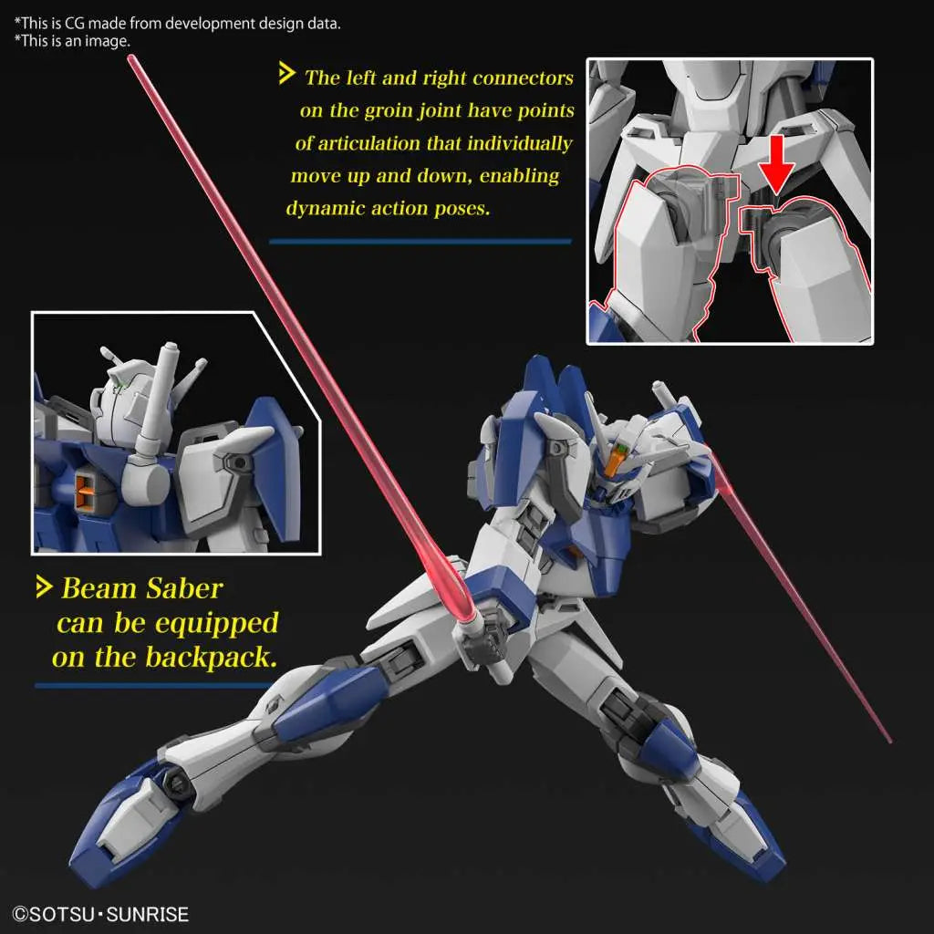 BANDAI - GUNDAM HG DUEL BLITZ 1/144 MODEL KIT 13 cm