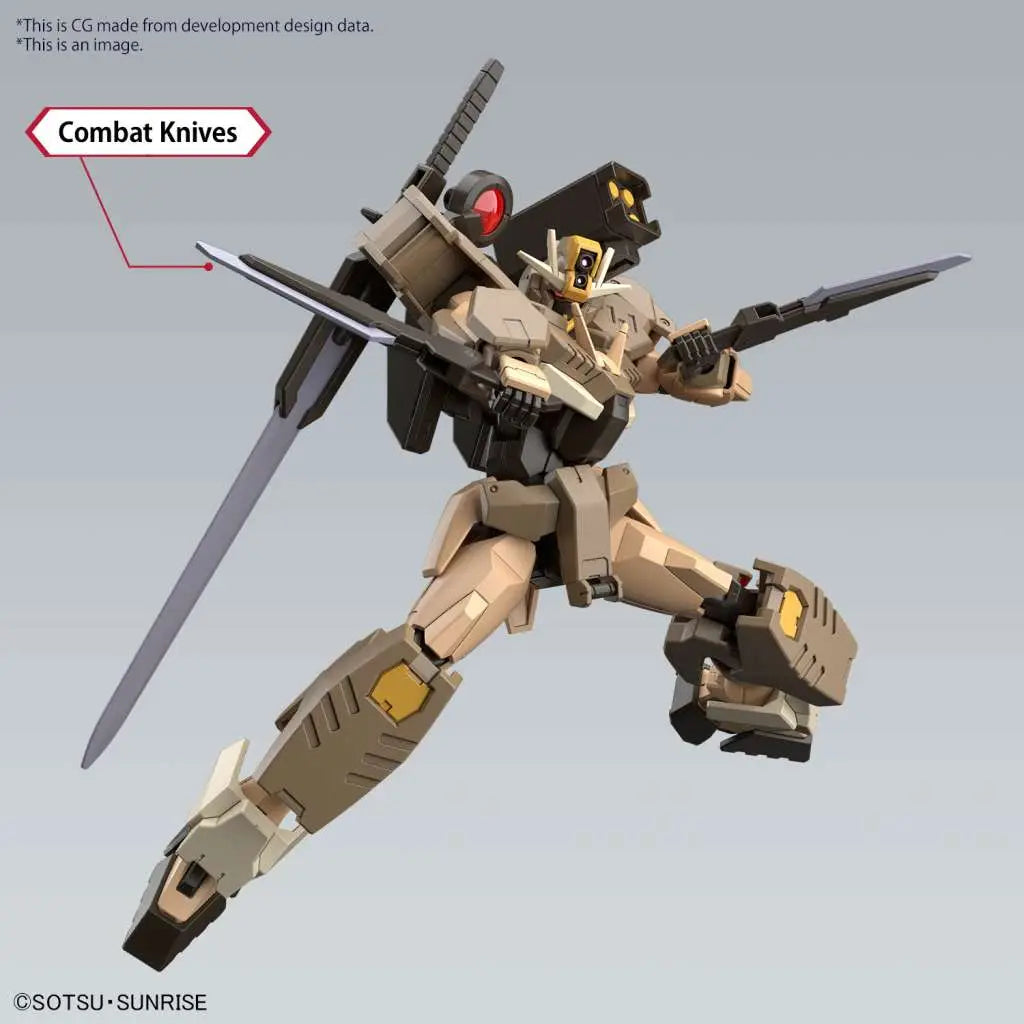 BANDAI - GUNDAM HG 00 COMMAND QANT DESERT TYPE 1/144 MODEL KIT 13 cm