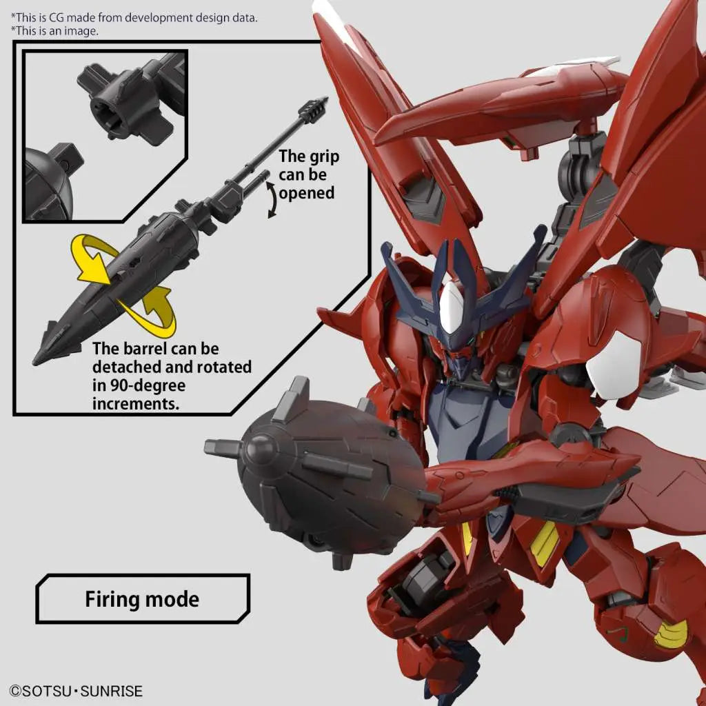 BANDAI - GUNDAM HG AMAZING BARBATOS LUPUS 1/144 MODEL KIT 13 cm