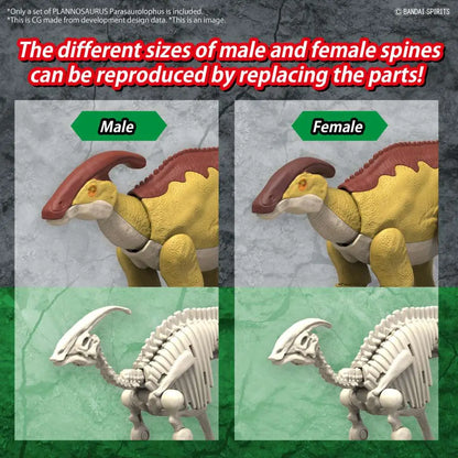 BANDAI PLANNOSAURUS PARASAUROLOPHUS MODEL KIT 10 cm