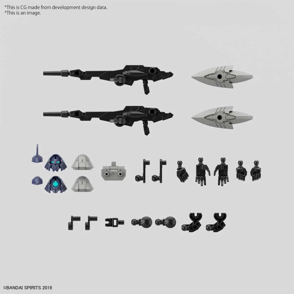 BANDAI 30MM BEXM-21 VERDENOVA NAVY 1/144 MODEL KIT 12 cm