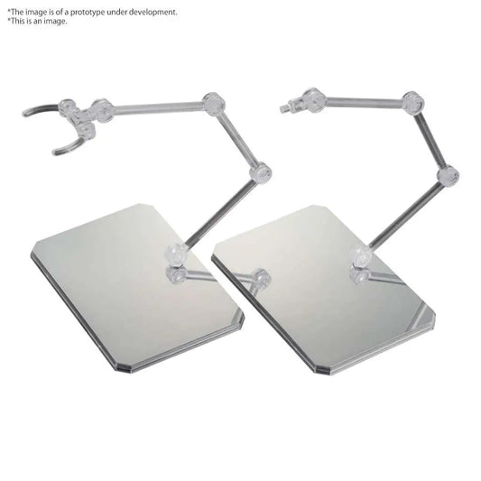 ACTION BASE 6 CLEAR MIRROR STICKERS SET