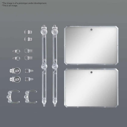BANDAI ACTION BASE 7 CLEAR MIRROR STICKERS SET MODEL KIT