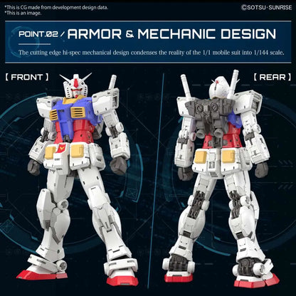 BANDAI - GUNDAM RG RX-78-2 VER 2.0 1/144 MODEL KIT 13 cm