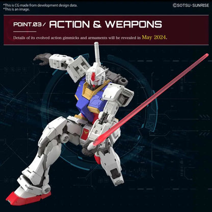 BANDAI - GUNDAM RG RX-78-2 VER 2.0 1/144 MODEL KIT 13 cm