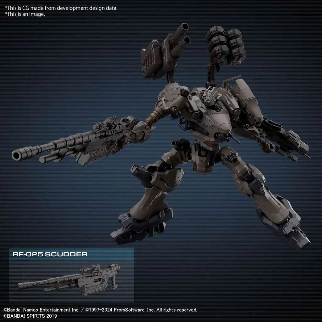 BANDAI 30MM ARMORED CORE VI RAD CC-2000 ORBITER NIGHTFALL MODEL KIT 15 cm