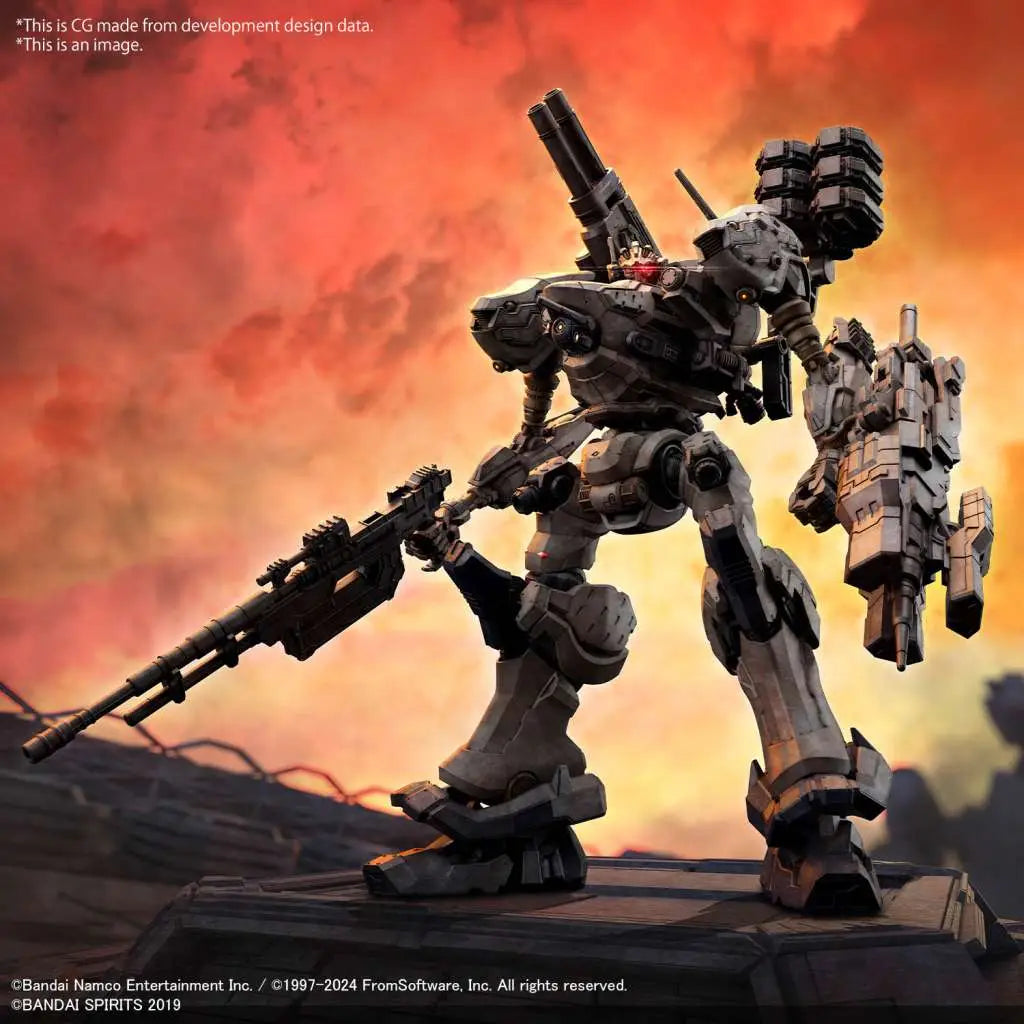 BANDAI 30MM ARMORED CORE VI RAD CC-2000 ORBITER NIGHTFALL MODEL KIT 15 cm