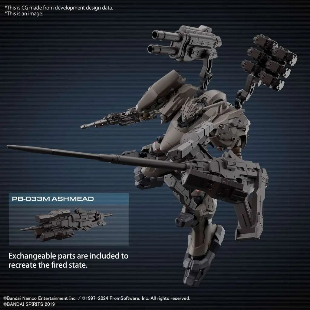 BANDAI 30MM ARMORED CORE VI RAD CC-2000 ORBITER NIGHTFALL MODEL KIT 15 cm