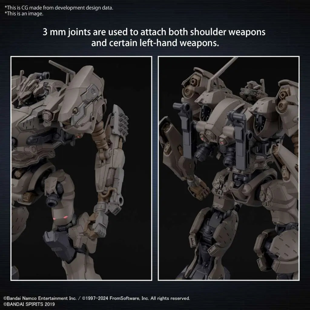 BANDAI 30MM ARMORED CORE VI RAD CC-2000 ORBITER NIGHTFALL MODEL KIT 15 cm