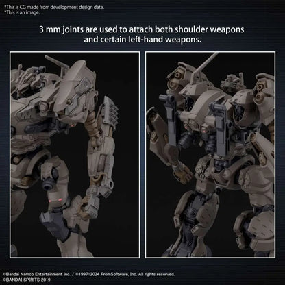 BANDAI 30MM ARMORED CORE VI RAD CC-2000 ORBITER NIGHTFALL MODEL KIT 15 cm