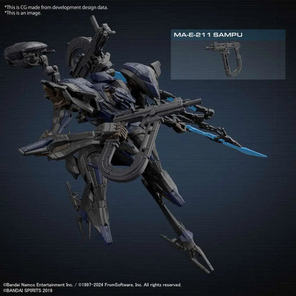 BANDAI 30MM ARMORED CORE VI SCHNEIDER NACHTREIHER/40E STEEL HAZE MODEL KIT 15 cm