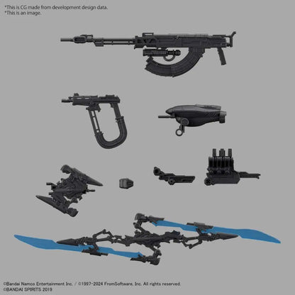 BANDAI 30MM ARMORED CORE VI SCHNEIDER NACHTREIHER/40E STEEL HAZE MODEL KIT 15 cm