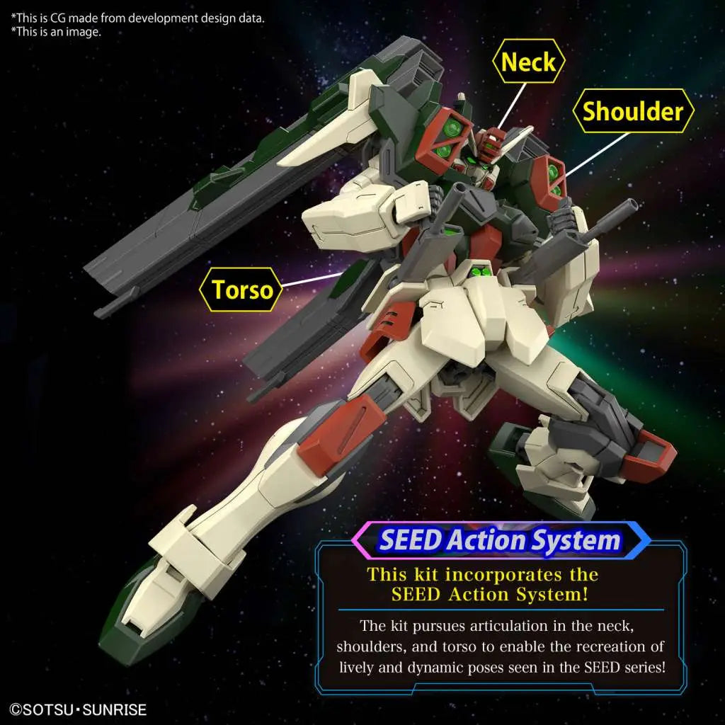 BANDAI - GUNDAM HG LIGHTNING BUSTER 1/144 MODEL KIT 13 cm