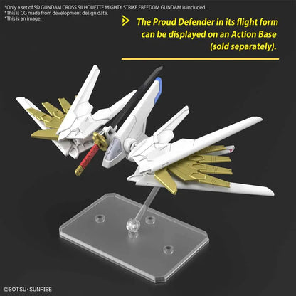 BANDAI - GUNDAM SD CROSS SILHOUETTE MIGHTY STRIKE FREEDOM MODEL KIT 9 cm