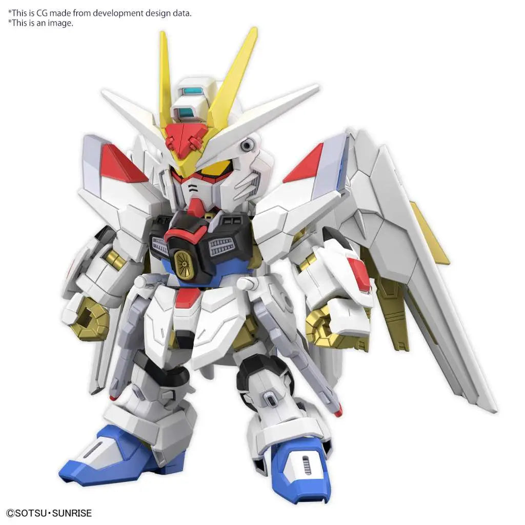 BANDAI - GUNDAM SD CROSS SILHOUETTE MIGHTY STRIKE FREEDOM MODEL KIT 9 cm