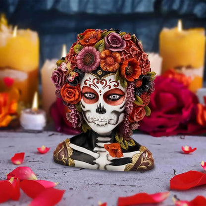 NEMESIS NOW CALAVERA CATRINA DAY DEAD BUST BUSTO 32 cm