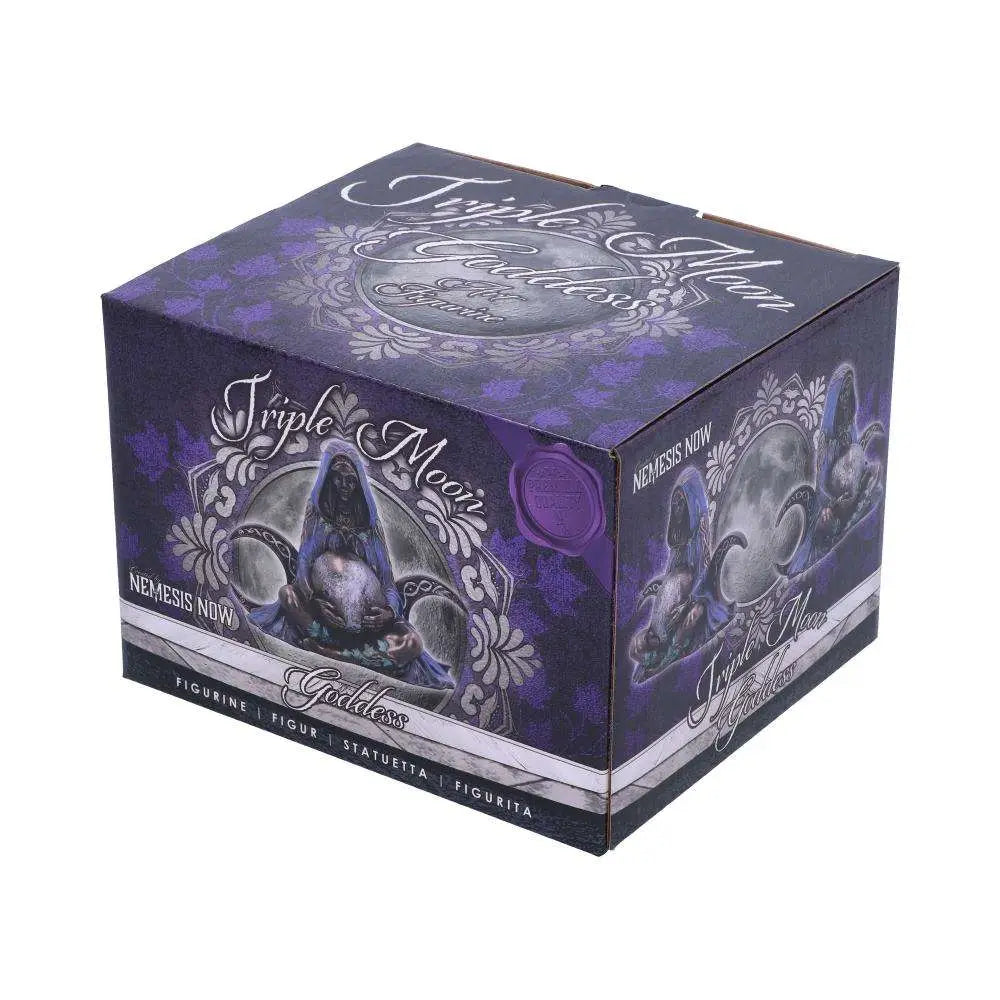 TRIPLE MOON GODDESS ART FIGURINE MINI